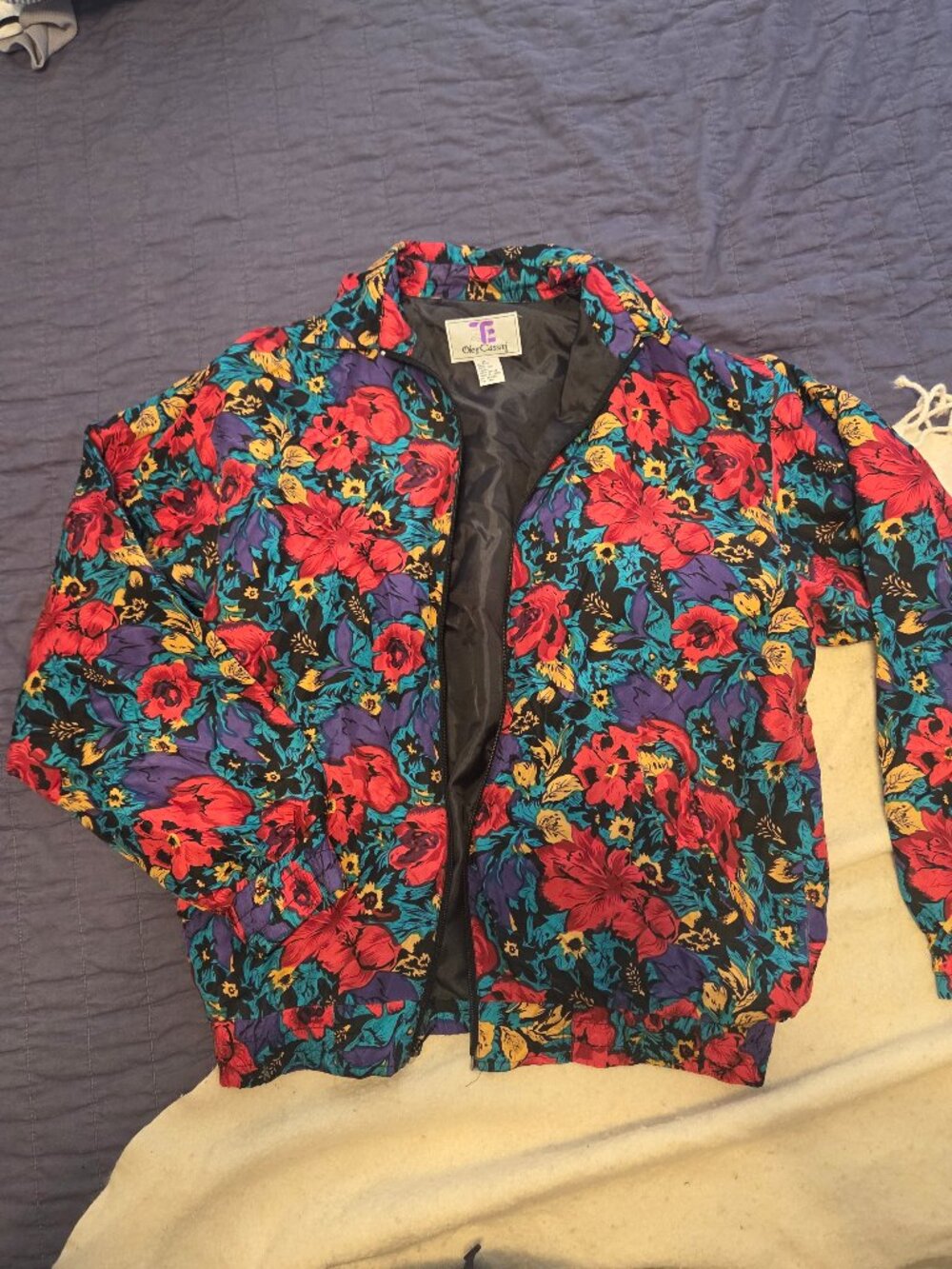 Floral Jacket by Oleg Cassini